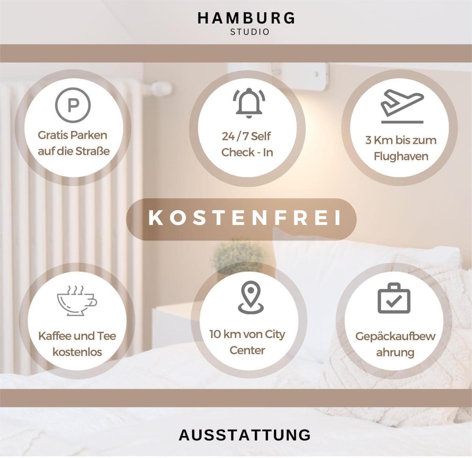Hamburg Studio Fuer Bis Zu 4 Personen Exterior photo